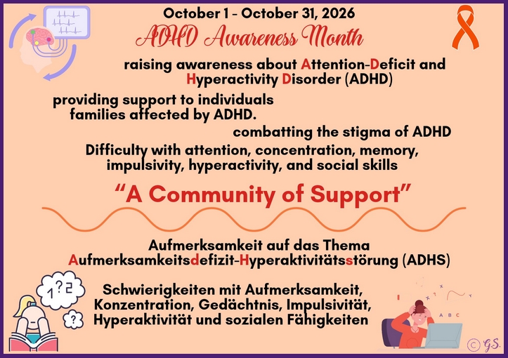 ADHD Awareness Month Oktober 2026