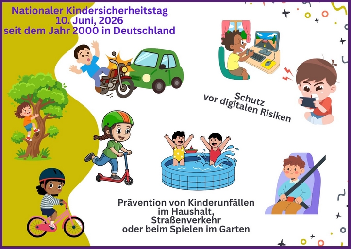 Kindersicherheitstag, 10. Juni, 2026