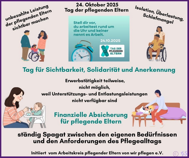 Tag der pflegenden Eltern 24 Oktober 2025
