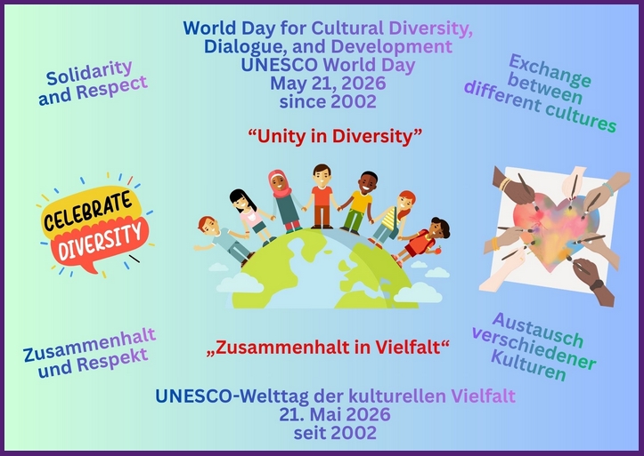 Unesco Welttag, 21. Mai, 2026