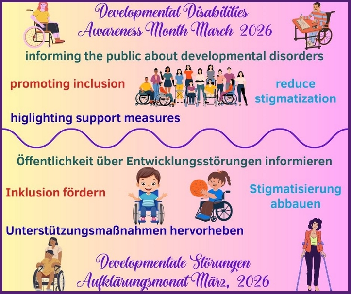 Developmentale Störungen
Aufklärungsmonat März, 2026