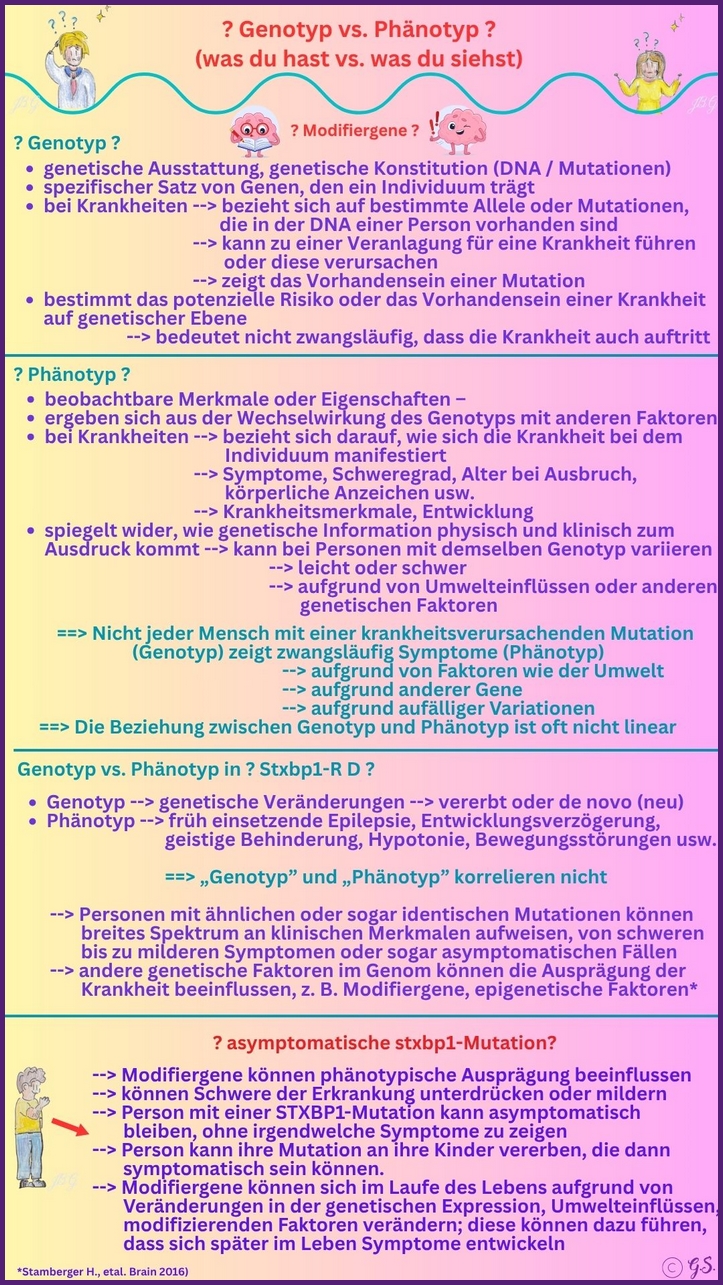 Genotyp vs. Ph&auml;notyp