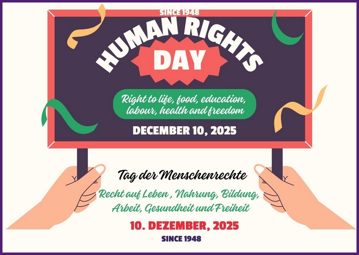 Internationaler Tag der Menschenrechte am 10. Dezember 2025
